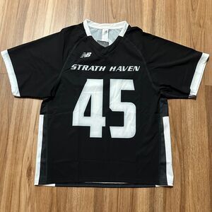 New Balance Strath Haven Custom Sleeved Shakedown Lacrosse Jersey USA M #45
